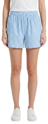 Image de Shorts pour femmes Sundek, à carreaux, bleu, taille S