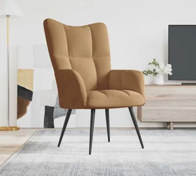 Produktbild von Relaxsessel Braun Samt