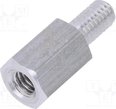 Produktbild von 10x Distanzmuffe mit Gewinde 10mm Innengew: M4  Außengew: M4 236X10 Distanzelemente
