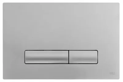 Produktbild von Wc-spülknopf - 230 × 150 × 6,5 Mm - Mechanisches Spülen - Chrom Matt - Koło Slim