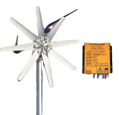 Immagine prodotto di Generatore eolico, potenza in uscita 3000 W, , con piccolo controller, 3000 W, 8 pale, 24 V