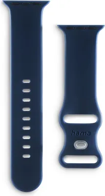 Produktbild von Hama Armband Fantastic Feel für Apple Watch 42/44/45/49mm, Blau