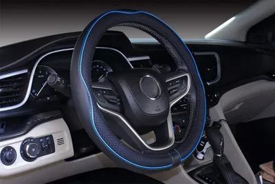 Produktbild von Rutschfester Lenkradbezug für Autos, mit weichem und atmungsaktivem Design
