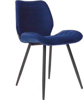 Obrázok produktu pre Bronx71 Zamatová jedálenská stolička Toby modern blue