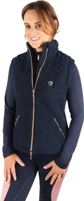 Produktbild von Hy - "Elevate Heritage" Weste für Damen, Teddy-Stoff BZ6435 (M) (Marine)