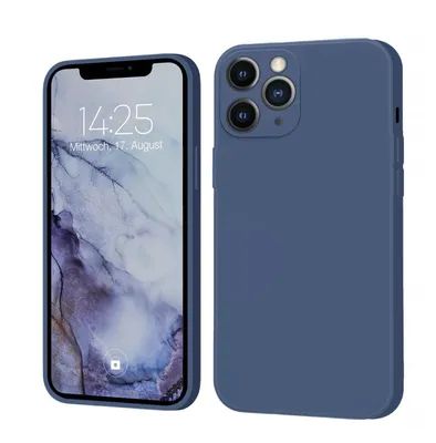 Produktbild von Hülle für Apple iPhone 11 Pro Max Case Cover Bumper Smartphone Softgrip Schutzhülle Farbe: Lavendelblau
