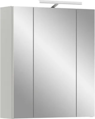 Produktbild von Spiegelschrank Ice Xonox mit LED-Beleuchtung - 60x55x46 cm - Weiß hochglänzend