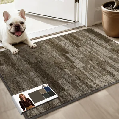Productafbeelding van Binnenmat, antislip, wasbaar, 60x90 cm, bruin