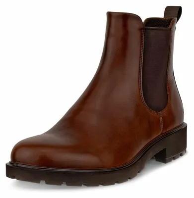Zdjęcie produktu dla Ecco Metropole Vienna 2313230101 Buty, damskie, brązowe, skórzane, wsuwane - buty damskie modne botki / kozaki, brązowe, skórzane, wysokość obcasa: 20 mm