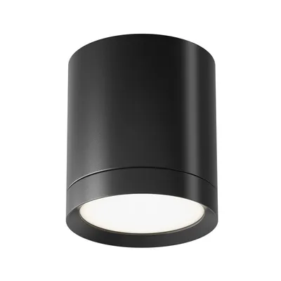 Immagine prodotto di Plafoniera, alluminio, 1 luce, nero, P 8,5 cm