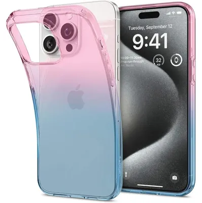 Obrázok produktu pre Spigen ACS06700, Ochranný obal, Apple, iPhone 15 Pro, 15,5 cm (6.1"), Modrá, Ružová
