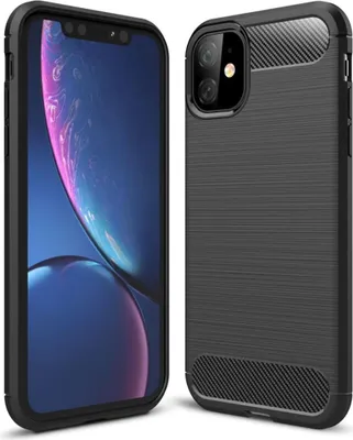 Produktbild von Hülle für Apple iPhone 11 Pro Max [6,5 Zoll] Handyhülle Silikon Schutzhülle Carbon