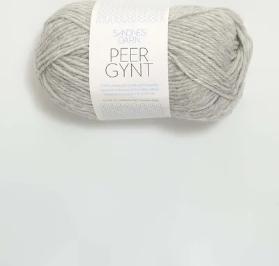 Produktbild von Sandnes Peer Gynt 50g - 100% Schurwolle Hellgrau meliert 1032