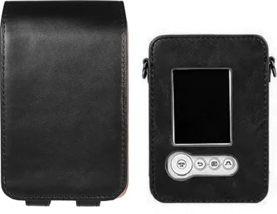 Obrázok produktu pre Kompaktné puzdro na instantný fotoaparát zPolyuretánkože s ramenným popruhom, kompatibilné s fotoaparátom Fuji Mini LiPlay