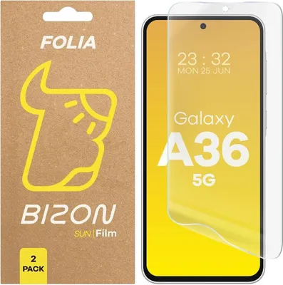 Produktbild von Bizon Glasfolie Sonne Samsung Galaxy A36 5G [2 PACK]
