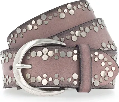 Produktbild von Vanzetti Leder Gürtel 40mm Rivet Belt W100 Light Pink altrosa