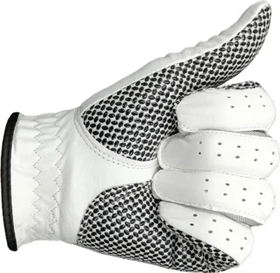 Produktbild von Abriebfeste und atmungsaktive Golfhandschuhe für Herren – Rechtshänder, Größe 25 (Rutschfestes Lammfell)