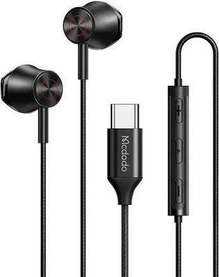 Produktbild von MCDODO Kabelgebundene Kopfhörer USB-C mit Mikrofon, In-Ear mit DAC zum Telefon
