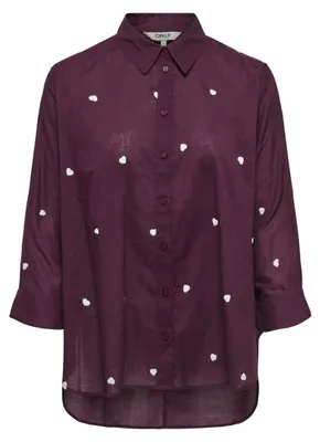 Produktbild von Bluse Hemdkragen Box Fit Manschetten Knopfleiste | M