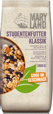 Produktbild von Maryland Studentenfutter mit gerösteten Erdnusskernen Nüsse 1000g