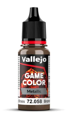 Image de Game Color peinture acrylique Vallejo 72058 Brassy Brass 17ml peinture miniature