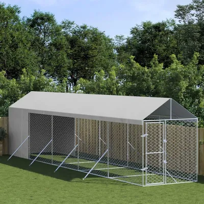 Produktbild von Hundezwinger – Hundegehege – Außengehege – Tiergehege – Welpengitter – 2 x 1 x 2,5 m – Verzinkter Stahl