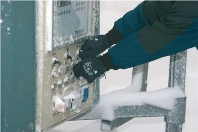 Produktbild von Honeywell Kälteschutzhandschuhe Ice-Grip 691 blau Gr. 9  - 691/9