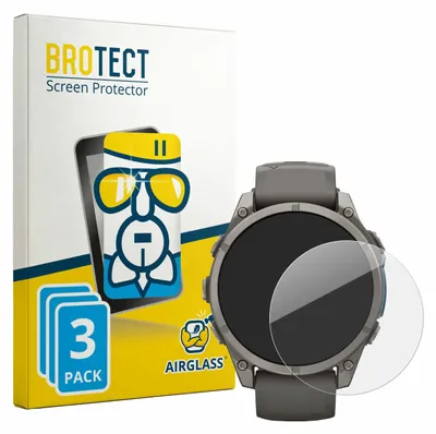Produktbild von 3x BROTECT Schutzglas für Garmin Fenix 9 (47 mm) Schutzfolie Panzer Folie Glas Display Schutz klar