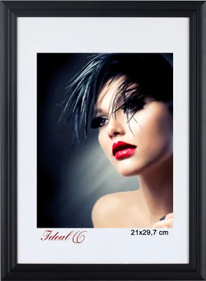 Produktbild von Artos Holz Bilderrahmen Acrylglas Plexi Lifestyle Foto Rahmen Collage Wanddeko Poster - Farbe: Schwarz | Format: 50x70