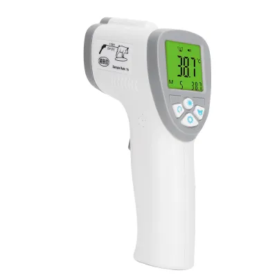 Image de Thermomètre infrarouge sans contact pour animaux domestiques, 3 modes, testeur de température corporelle pour chiens et porcs pour le vétérinaire