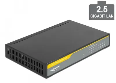 Image de Delock 2,5 Gigabit Ethernet Switch 8 Port