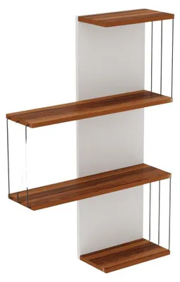 Image de CALICOSY - Etagère murale 4 tablettes H96 cm - CAMBEL