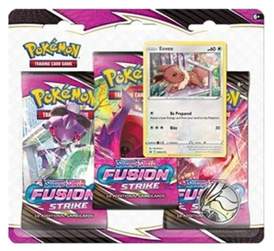 Obrázok produktu pre Pokémon Fusion Strike: Eevee 3-balenie v blistri