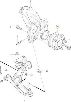 Produktbild von VOLVO V40 V40CC Vorderradnabenlager OE-Kit