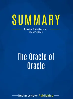 Produktbild von Summary: The Oracle of Oracle