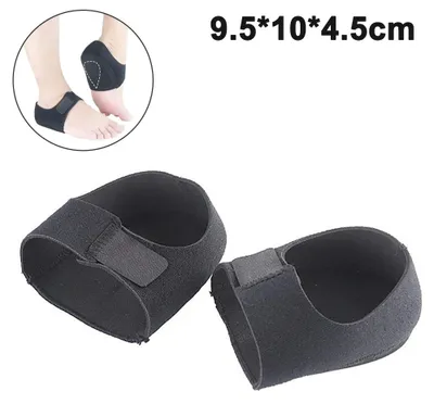 Produktbild von Paar Fersenpolster, Fersenkissen, Fersenschutz bei Plantarfasziitis, verstellbare, atmungsaktive Fersenstütze für rissige Fersen