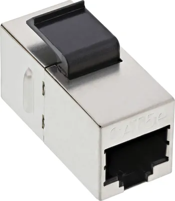 Produktbild von InLine® Keystone RJ45 Buchse / Buchse, SNAP-In, Cat.5e