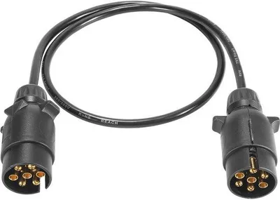 Zdjęcie produktu dla Przewód rozbudowany do przyczepy, 7-pol, 12 V, 80 cm, 7-pol