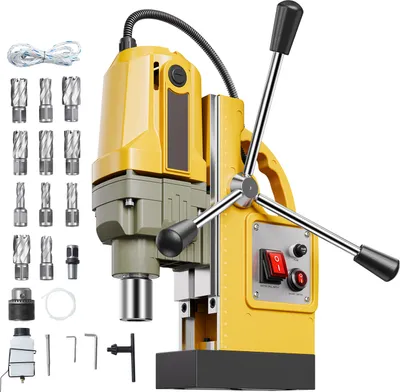 Obrázok produktu pre SucceBuy Magnetická vŕtačka-1400W, 2810 lbf Mag vŕtací lis, 1,6" vrták, 11 bitov