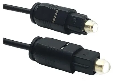 Cavo Audio Ottico Digitale 1,5 M In Metallo Per Soundbar TV - Fibra Ottica, Con Cappuccio Antipolvere - 2