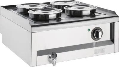 Immagine prodotto di Buffalo Serie 600 - Bagnomaria a 4 pentole