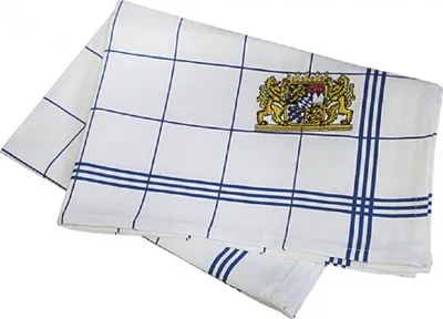 Produktbild von Baumwoll Geschirrtuch - Küchentuch - Trockentuch - Bayrisches Wappen - Bayern - 31411