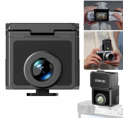 Immagine prodotto di Mirino a livello della vita per fotocamera ISO 28 mm 35/50 retrò ULANZI / VF01 / C090 / Nero