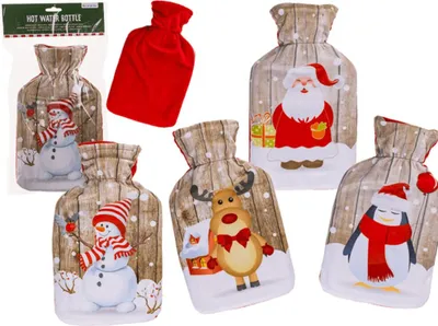 Produktbild von OOTB Wärmflasche Weihnachtsmann Pinguin Schneemann