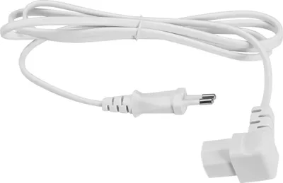 Produktbild von OMNITRONIC Kaltgeräte Netzkabel 2x0,75 1,5m C17 abgewinkelt ws