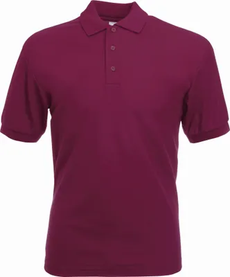 Produktbild von Piqué Polo | Fruit of the Loom (FOL63402), Farbe:burgundy, Größe:XXXL