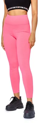 Image de Leggings Bellivalini pour femme, taille haute, couleur fluo, style années 80, BLV50-295 (rose, XL)