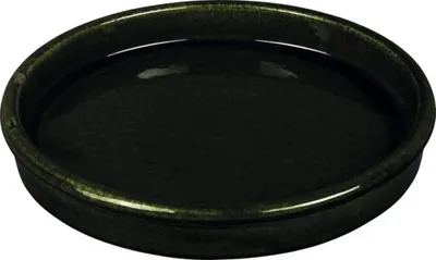 Produktbild von Blumentopf Untersetzer Passion for Pottery Oslo Keramik Ø 35 cm H 2,5 cm grün