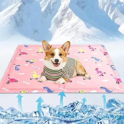 Obrázok produktu pre Chladiaca podložka 40 x 50 cm, ružová, pre psov a mačky