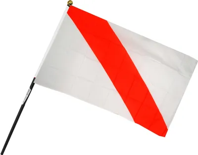 Produktbild von Fahne Flagge 23x15cm mit schwarzem Kunststoffstab "STRASBOURG" Handflagge Stockfahne Banner Wimpel Fan Sport